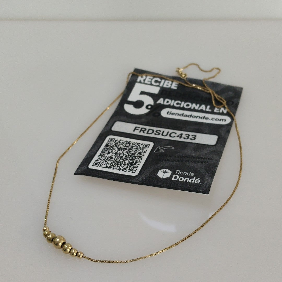 CADENA ORO 10 K 2,90 GRMS (SEMINUEVO)