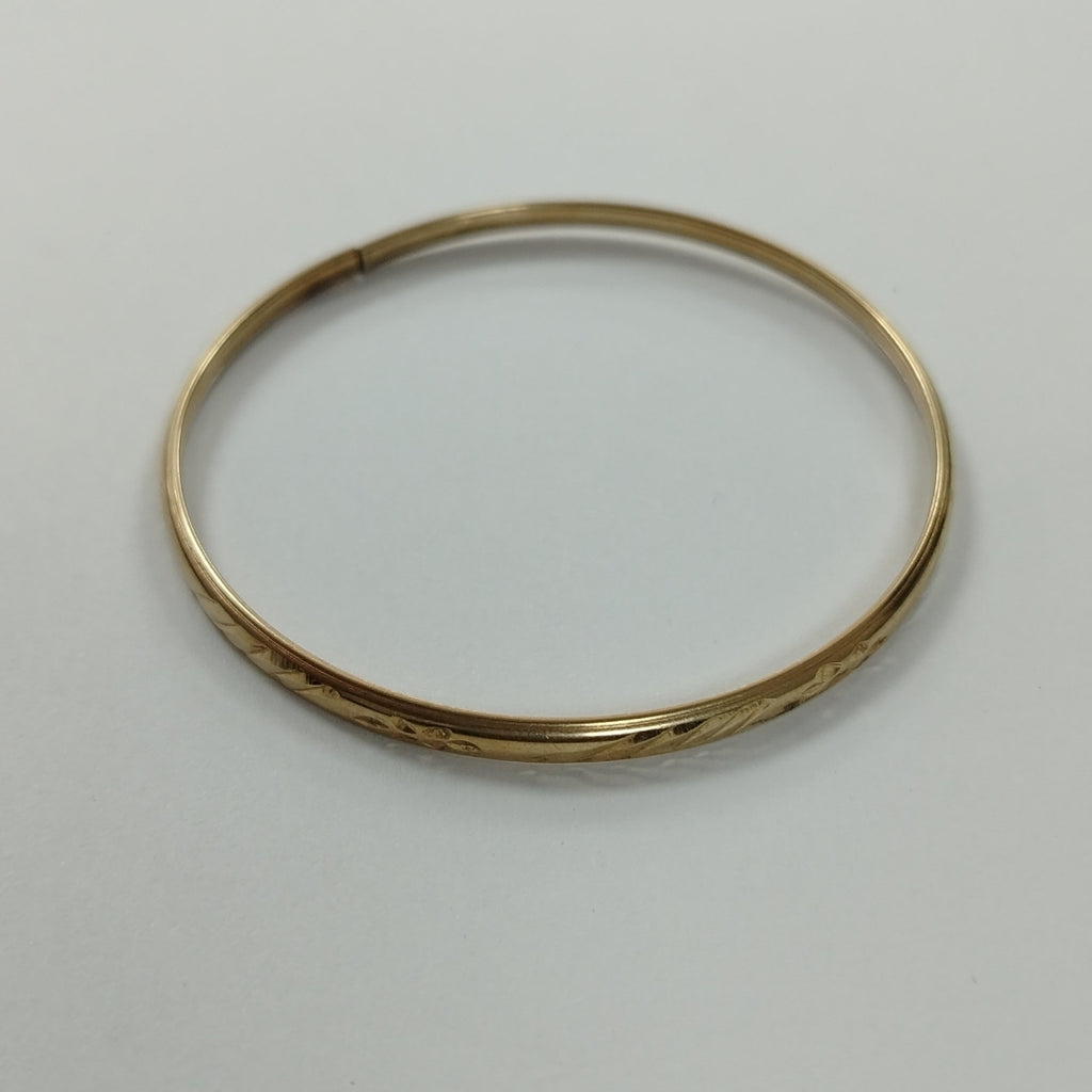 PULSERA RIGIDA ORO 10 K 5 GRMS (SEMINUEVO)
