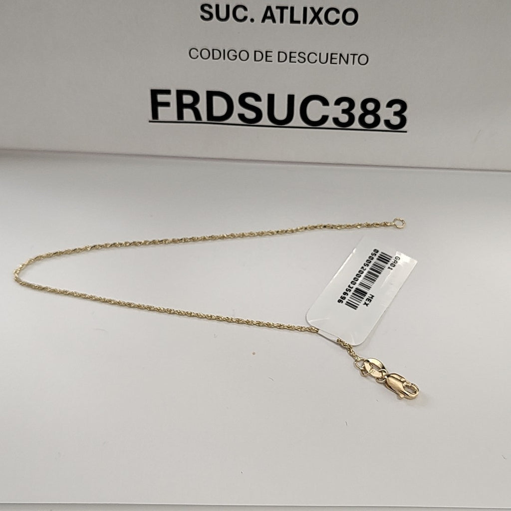 PULSERA TORZAL 14K 21 CM 1.4 GR (NUEVO)