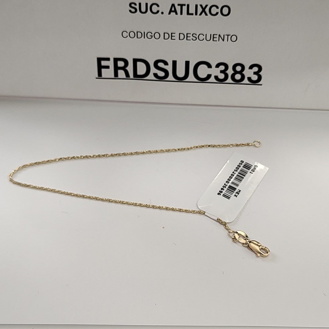 PULSERA TORZAL 14K 21 CM 1.4 GR (NUEVO)