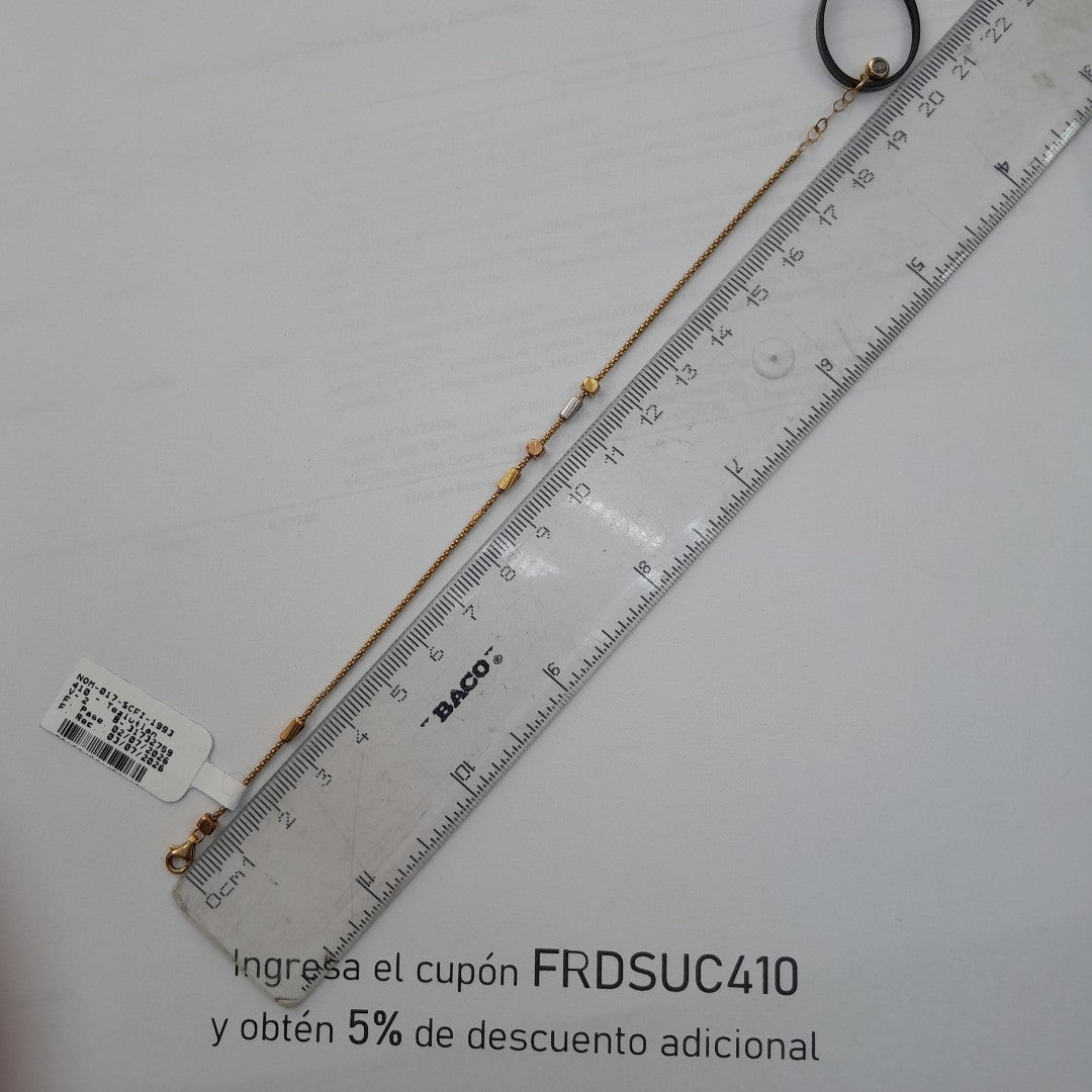 PULSERA ORO 10 K 2,20 GRMS (SEMINUEVO)