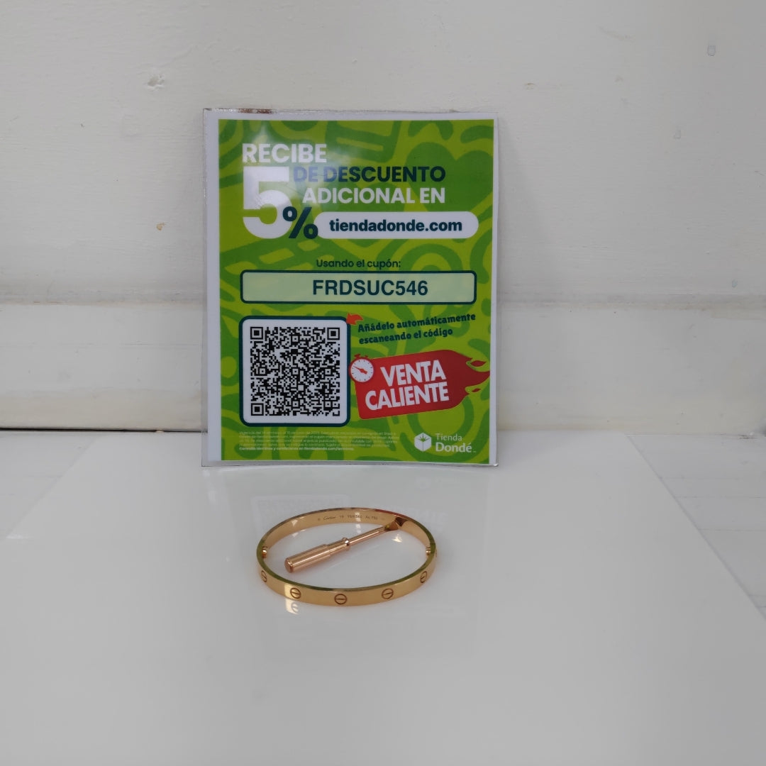 PULSERA RIGIDA ORO 18 K 35.6 GRMS (SEMINUEVO)