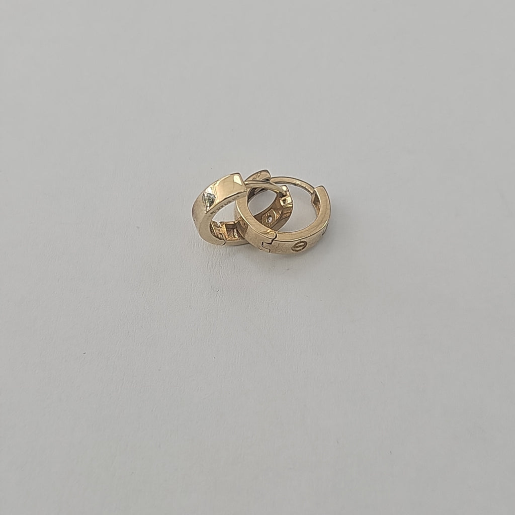 ARRACADAS PAR ORO 10 K 1,80 GRMS (SEMINUEVO)