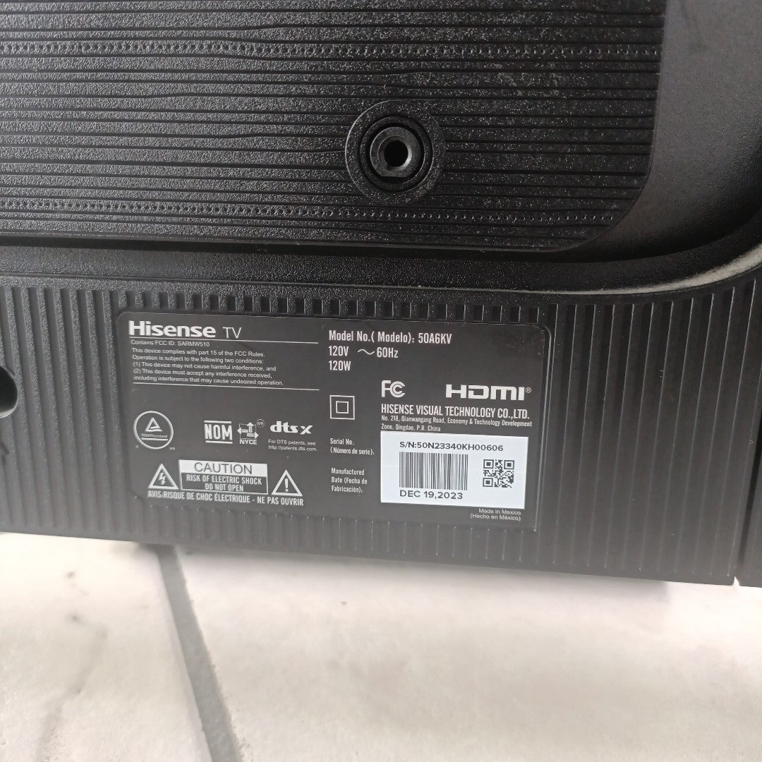 PANTALLA HISENSE 50A6KV (2024) 50" LED 4K (SEMINUEVO)