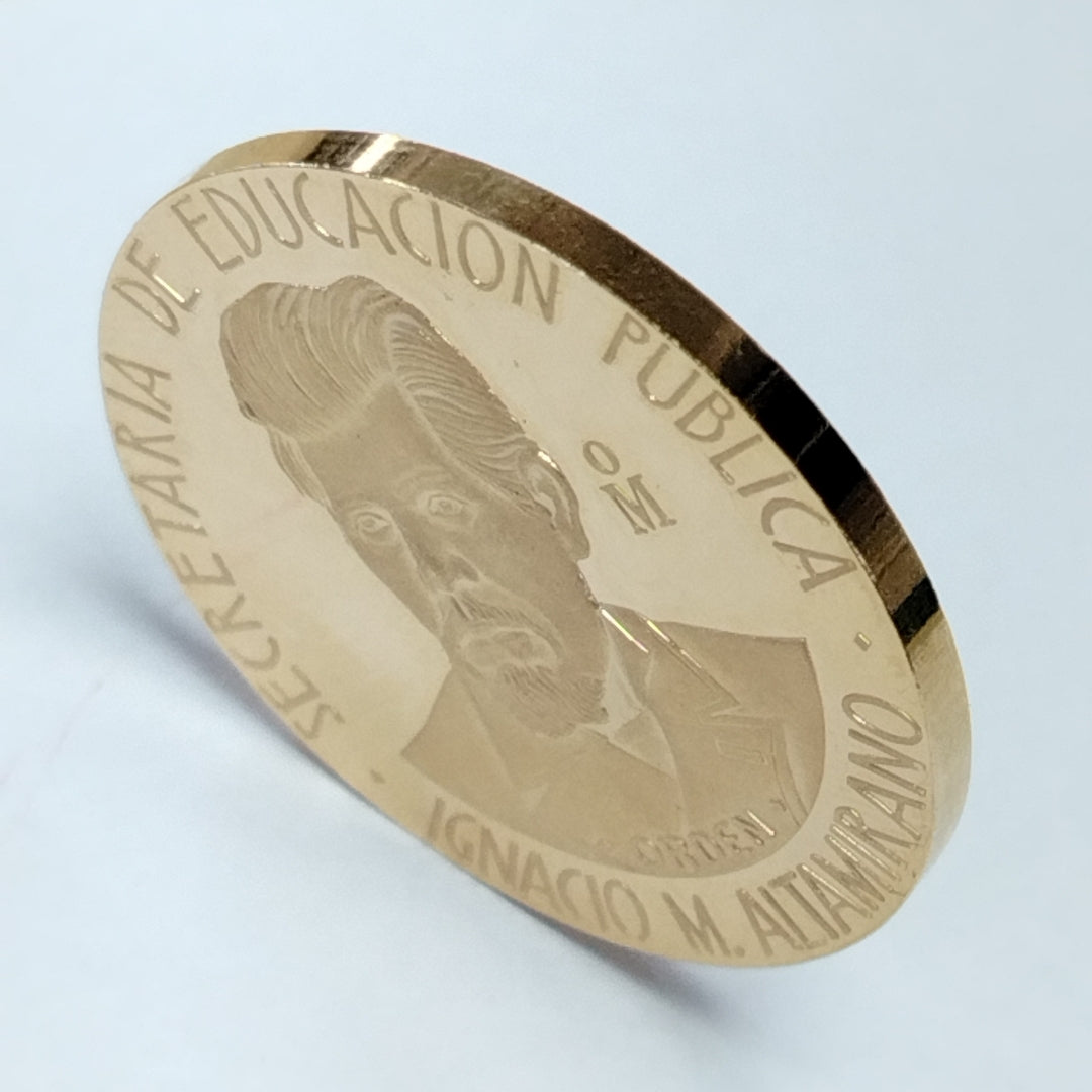 MEDALLA CONMEMORATIVA ORO 21 K 42,00 GRMS (SEMINUEVO)