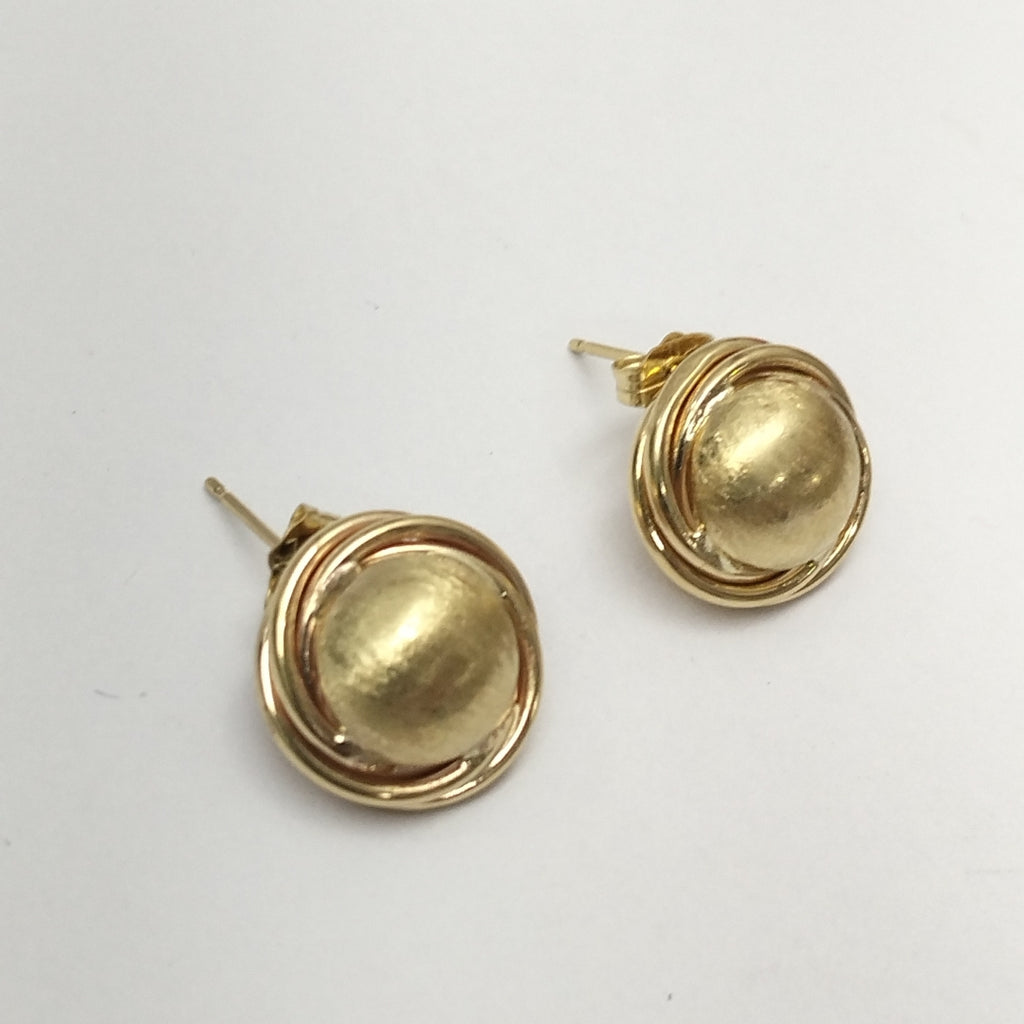 BROQUELES PAR ORO 14 K 2,90 GRMS (SEMINUEVO)