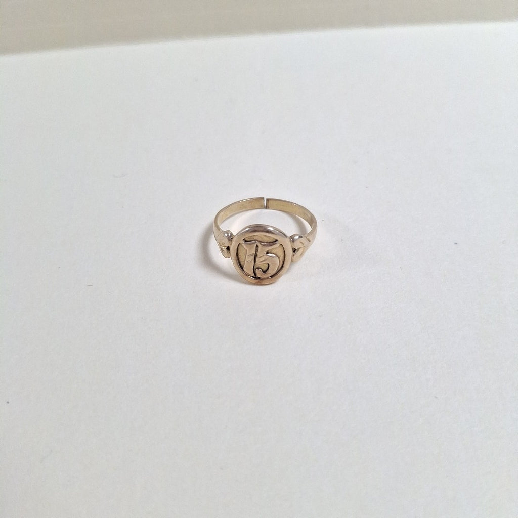 ANILLO ORO 10 K 3.3 GRMS (SEMINUEVO)