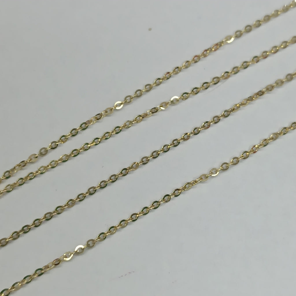 CADENA TEJIDO GARGANTILLA CON DIJE MARIPOSAS CIRCONIAS Y PIEDRAS DE COLOR 14K 45 CM 1.9 GR (NUEVO)