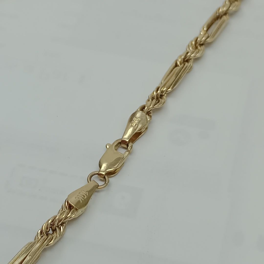 CADENA, CRUCIFIJO ORO 10 K 10.9 GRMS (SEMINUEVO)