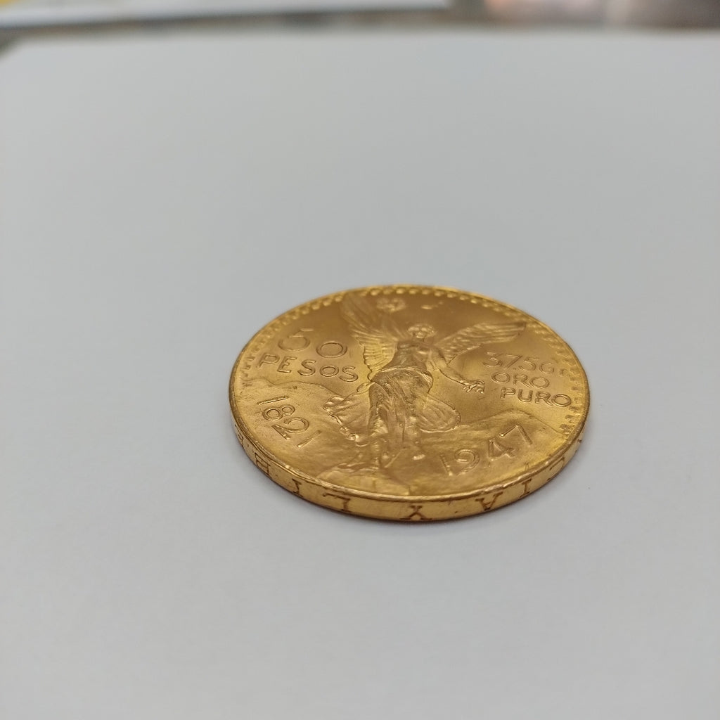 K1 41.6 GRMS 21 K IDENTIFICACIÓN MONEDA NOMINATIVA MONEDAS PESOS 50 PESOS (SEMINUEVO)