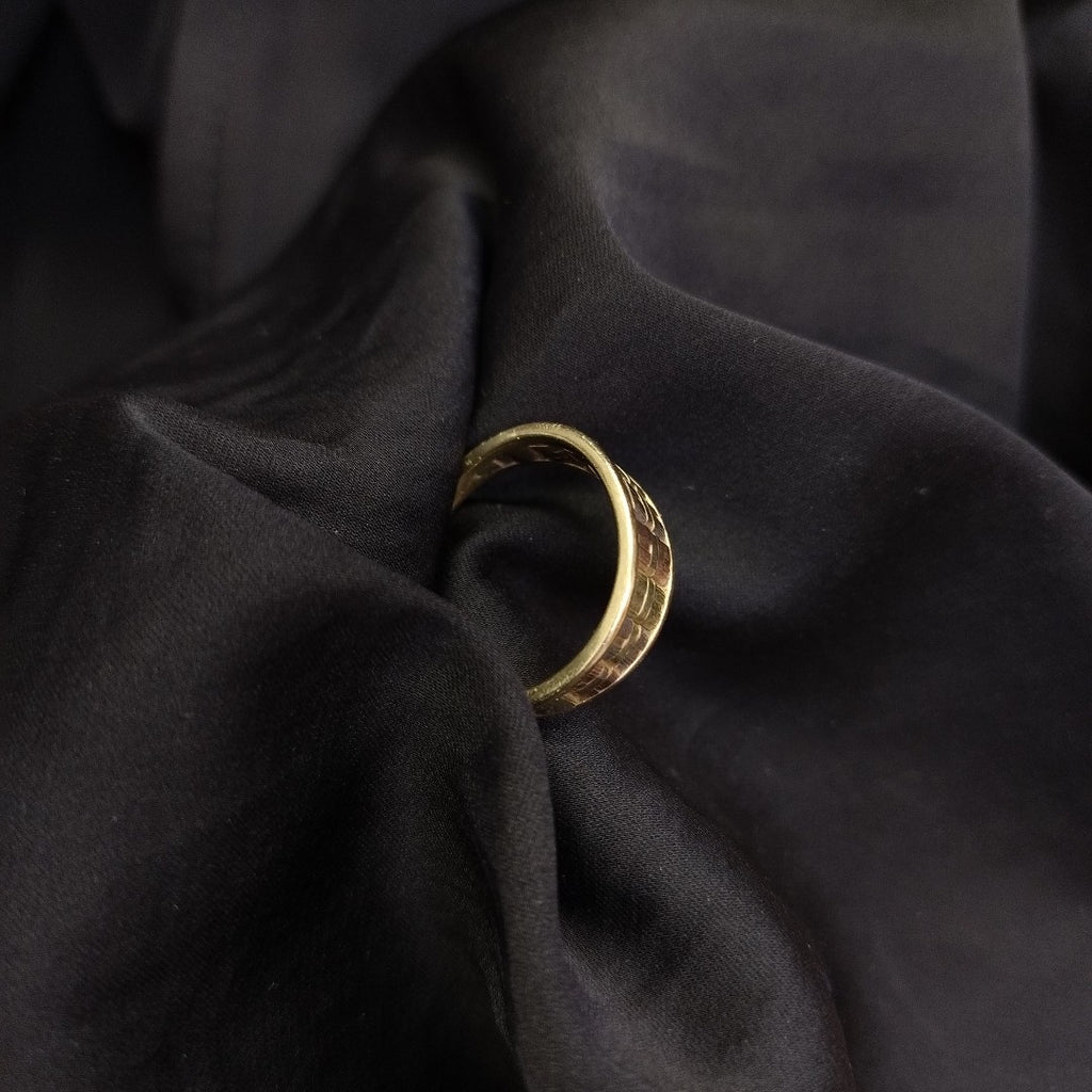 ANILLO ORO COMBINADO 14 K 2,90 GRMS (SEMINUEVO)