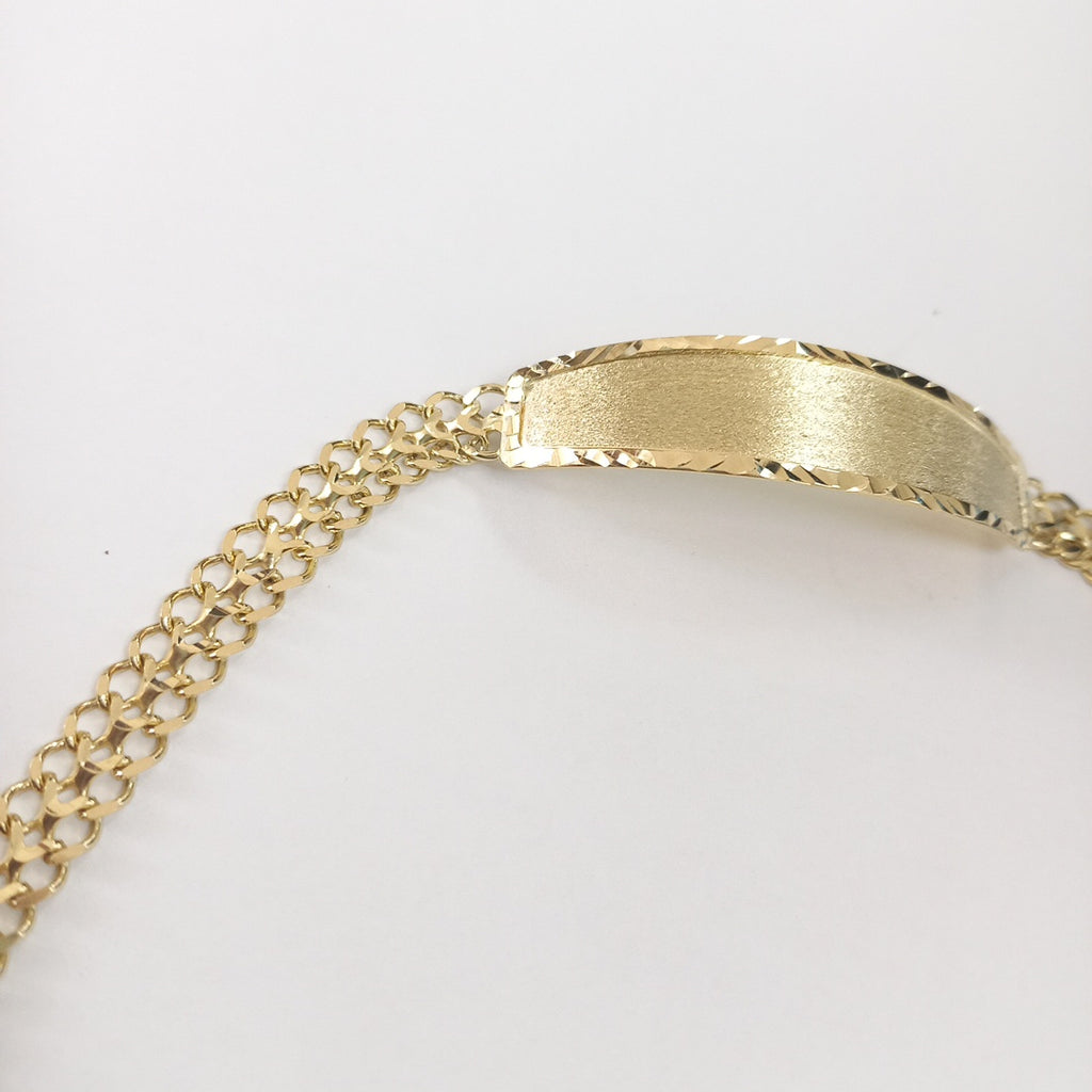 PULSERA ESCLAVA CHINO 14K 21 CM 9.7 GR (NUEVO)
