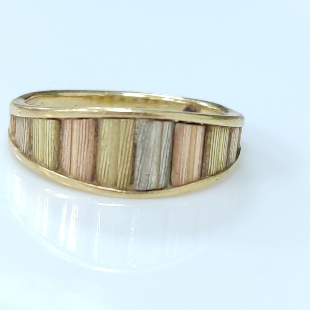 ANILLITO ORO, ORO COMBINADO 14 K 2.8 GRMS (SEMINUEVO)