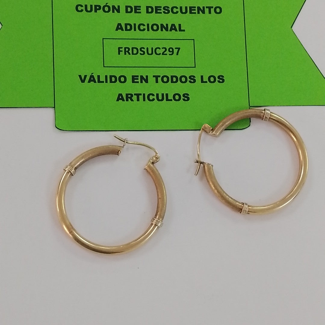ARRACADAS PAR ORO 10 K 4,80 GRMS (SEMINUEVO)