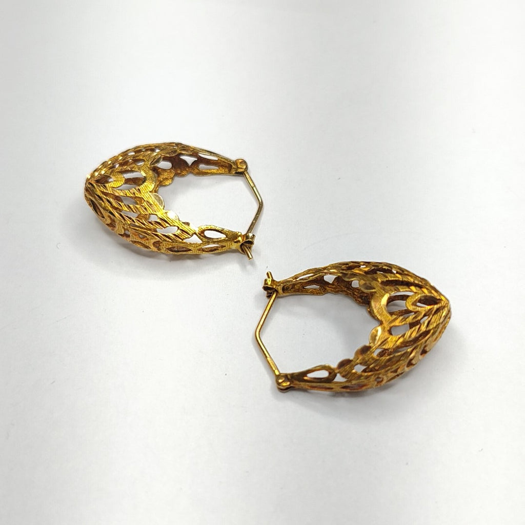 ARRACADAS PAR ORO 14 K 5,00 GRMS (SEMINUEVO)