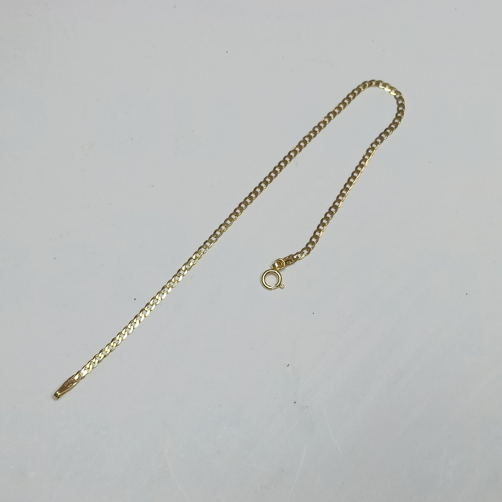 PULSERAS DAMA BARBADA AMARILLA ORO 14K 1.2 (NUEVO)