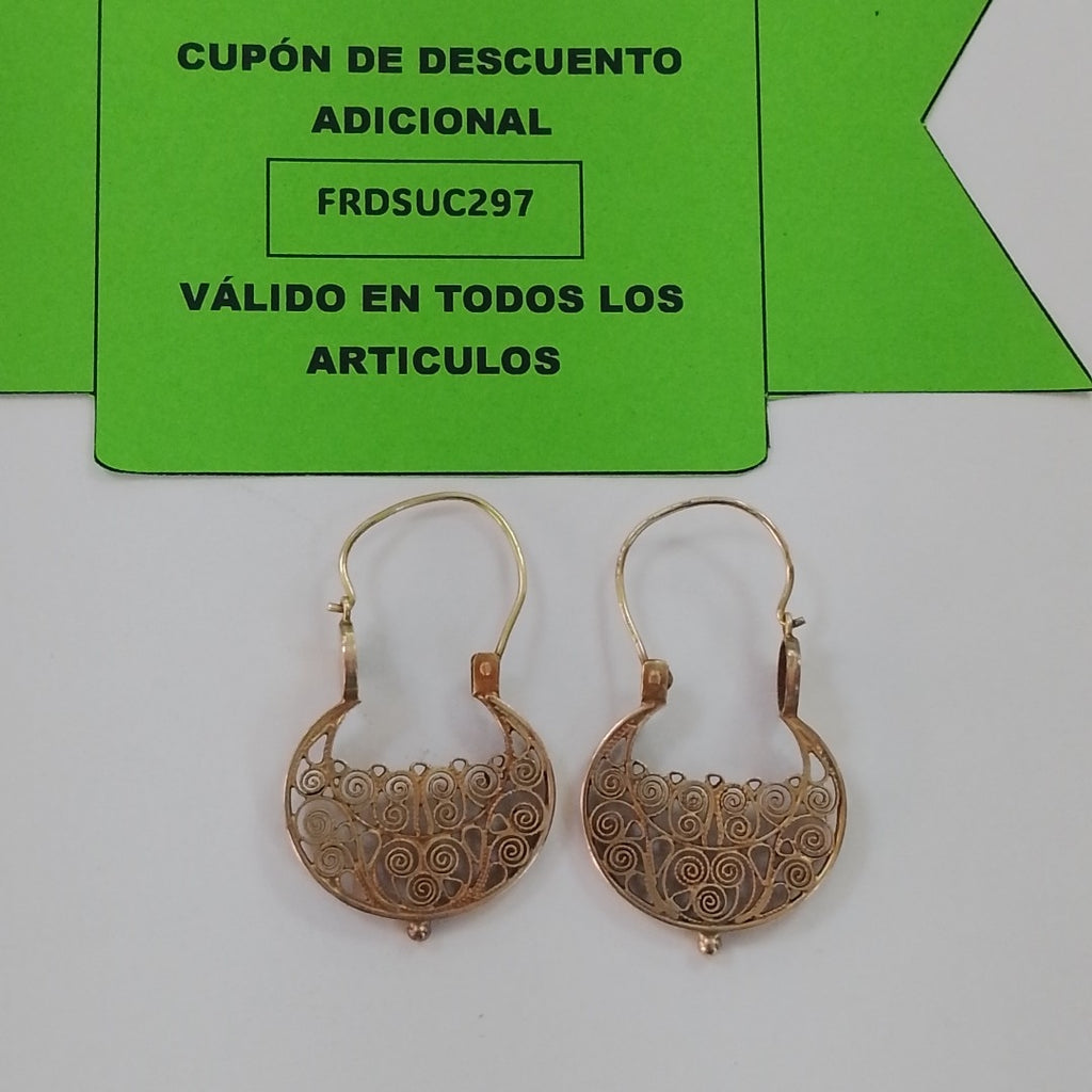 ARRACADAS PAR ORO 8 K 4,40 GRMS (SEMINUEVO)