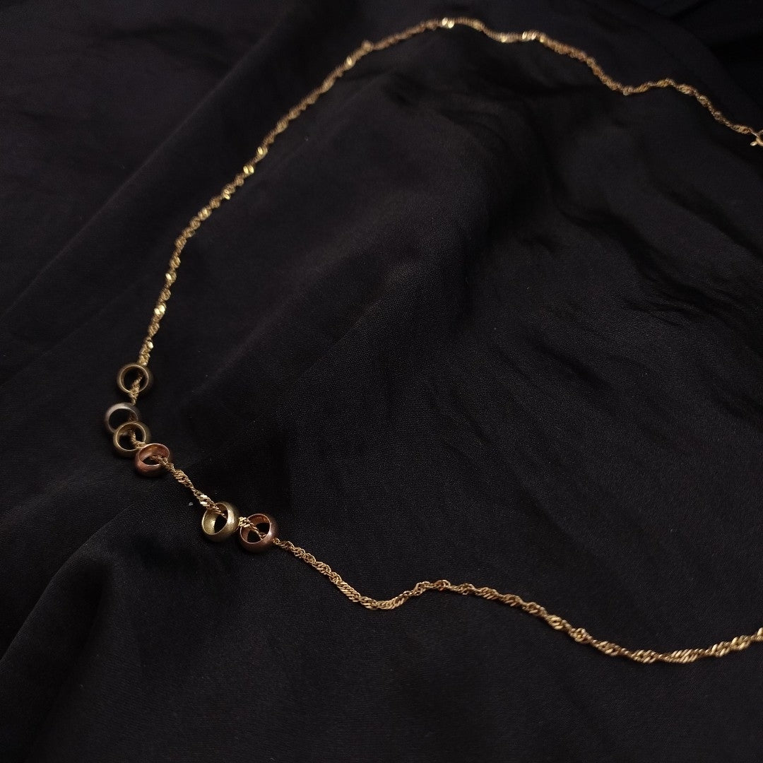 CADENA ORO,ORO COMBINADO 14 K 3,20 GRMS (SEMINUEVO)