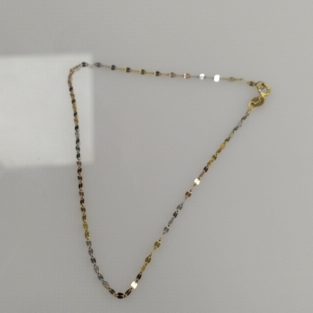 PULSERA ORO COMBINADO 14 K 0,60 GRMS (SEMINUEVO)