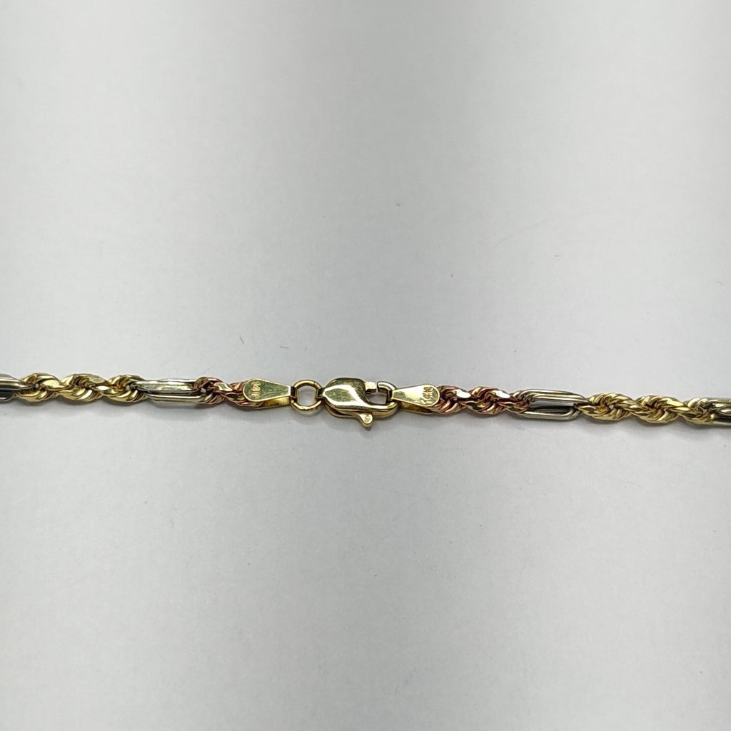 CADENA ORO COMBINADO 14 K 9.7 GRMS (SEMINUEVO)