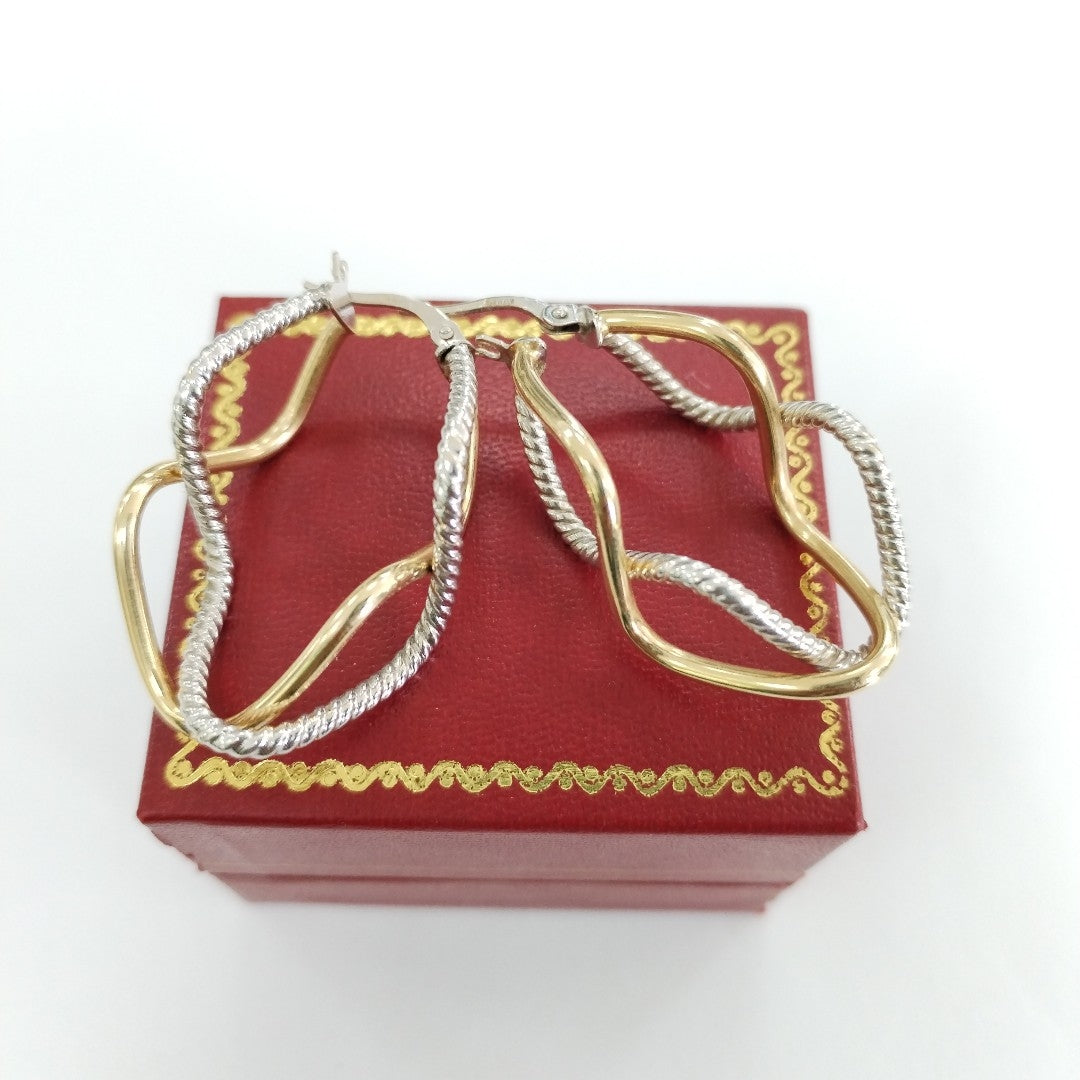 ARRACADAS PAR ORO 14 K 3.3 GRMS (SEMINUEVO)