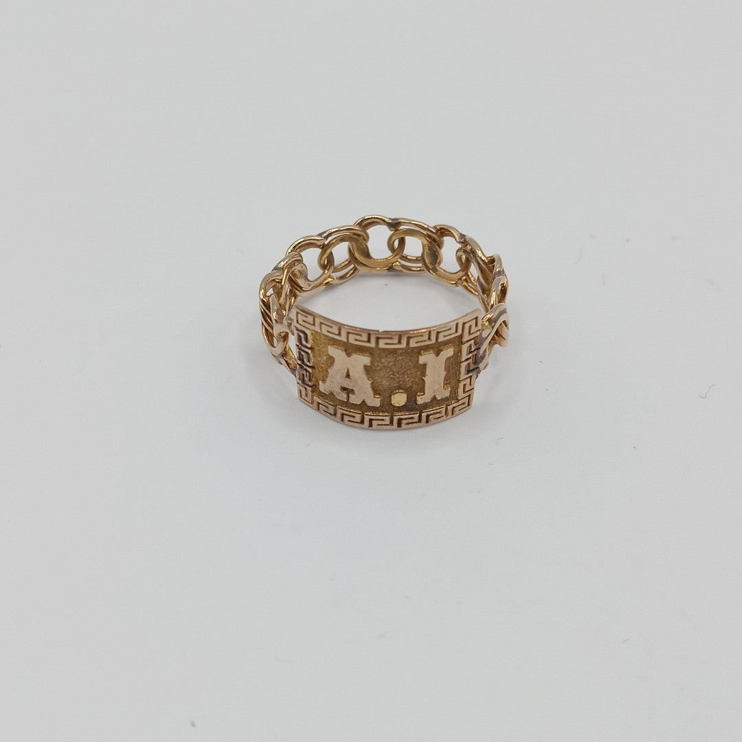 ANILLO ORO 10 K 2,50 GRMS (SEMINUEVO)