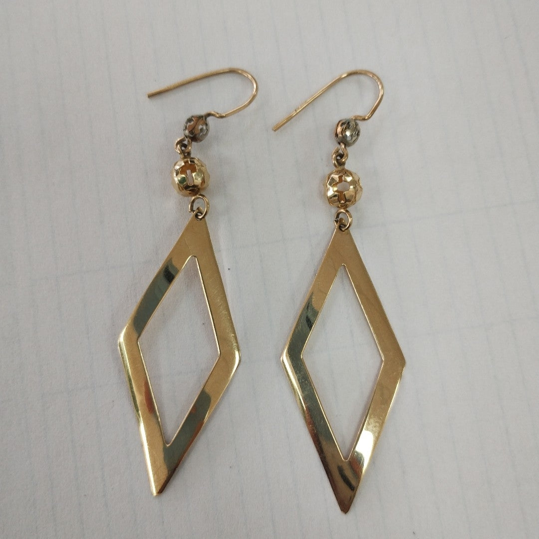 ARETES PAR ORO 10 K 3.7 GRMS (SEMINUEVO)