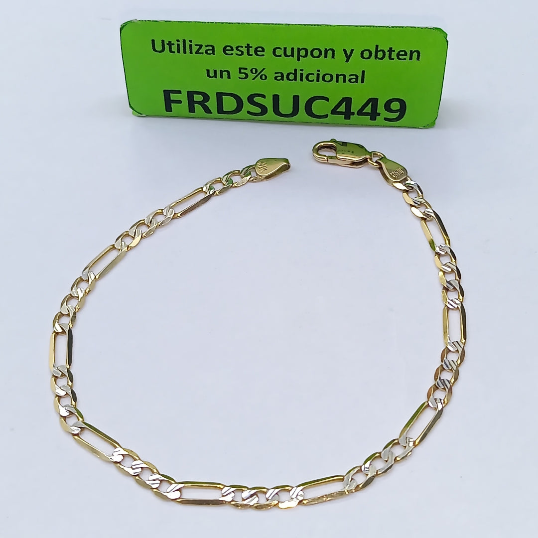 PULSERA ORO, RODIADO 14 K 4.1 GRMS (SEMINUEVO)