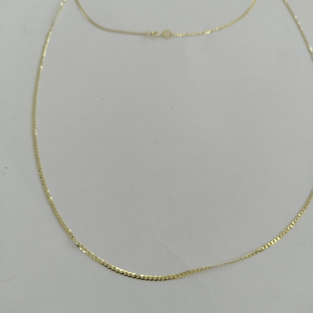 CADENAS BARBADA AMARILLA ORO 14K 2.2 (NUEVO)