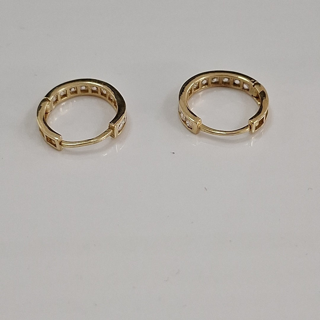 ARRACADAS PAR ORO 10 K 2 GRMS (SEMINUEVO)