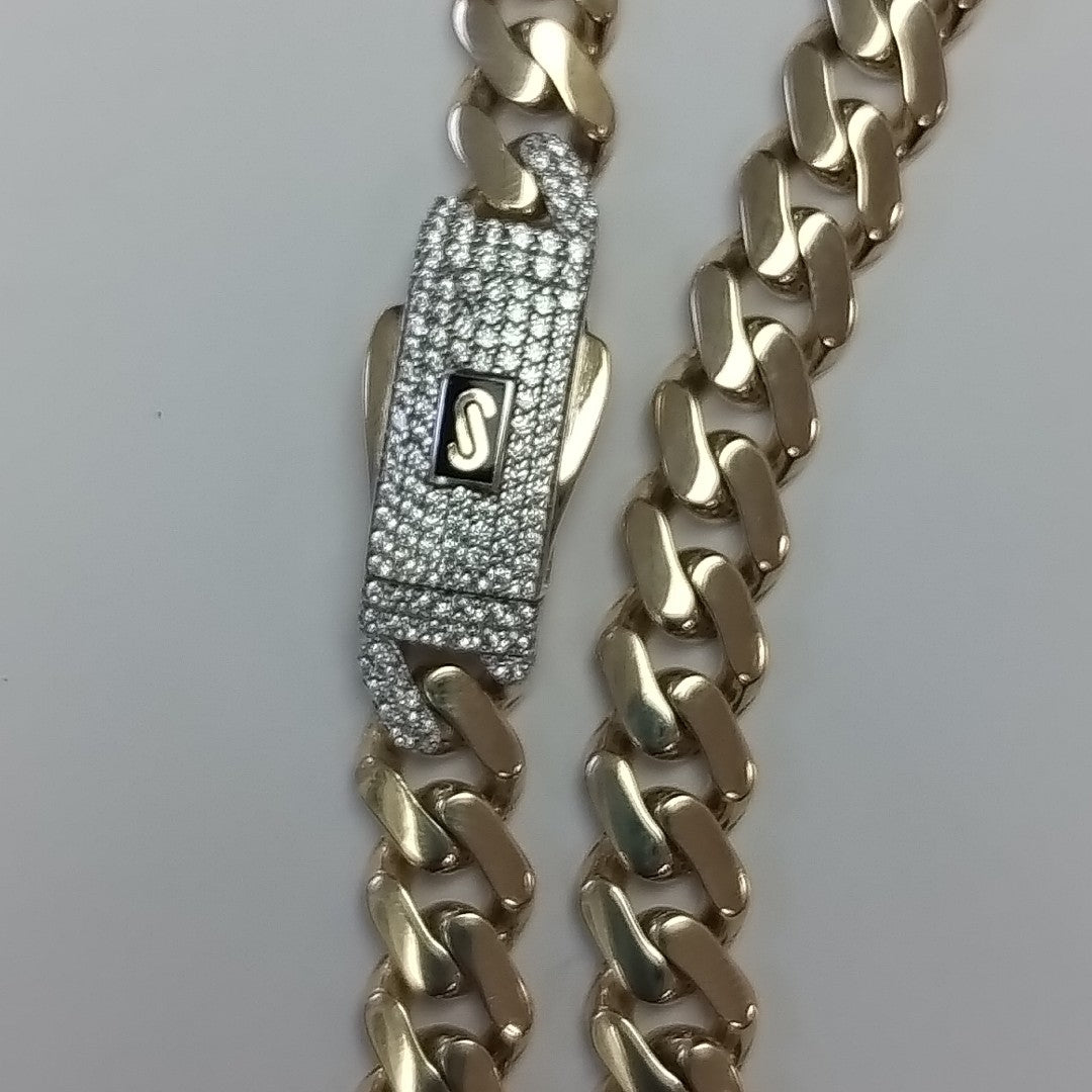 PULSERA MONACO ORO 10K 9.3 (NUEVO)