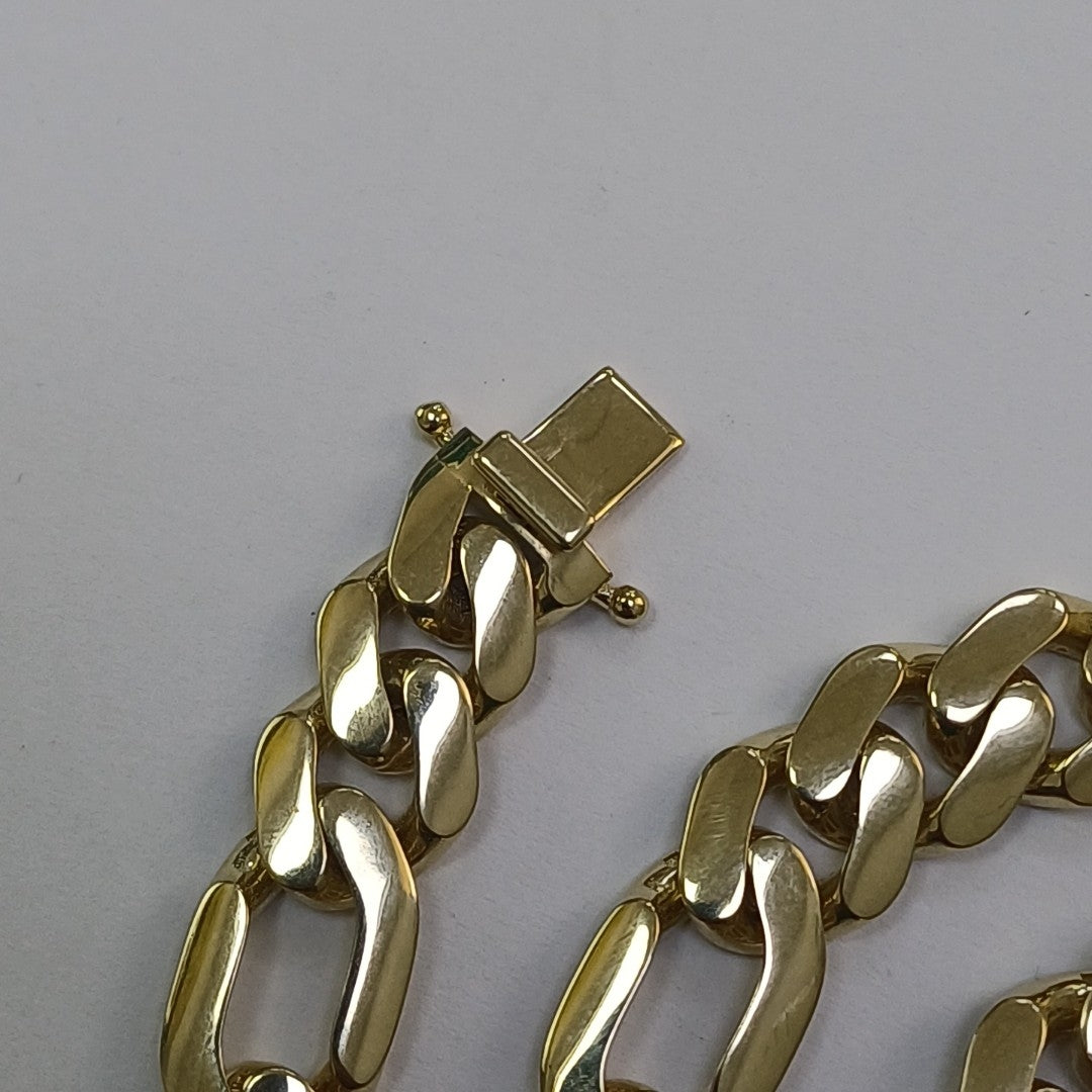 CADENAS CARTIER 3 1 AMARILLA ORO 10K 37.3 (NUEVO)