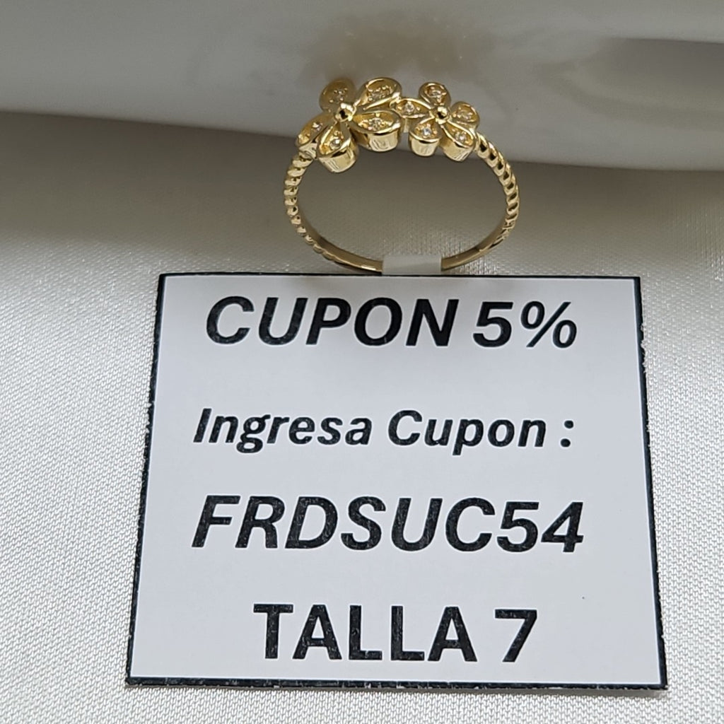 ANILLOS DAMA ORO 14K 2 (NUEVO)