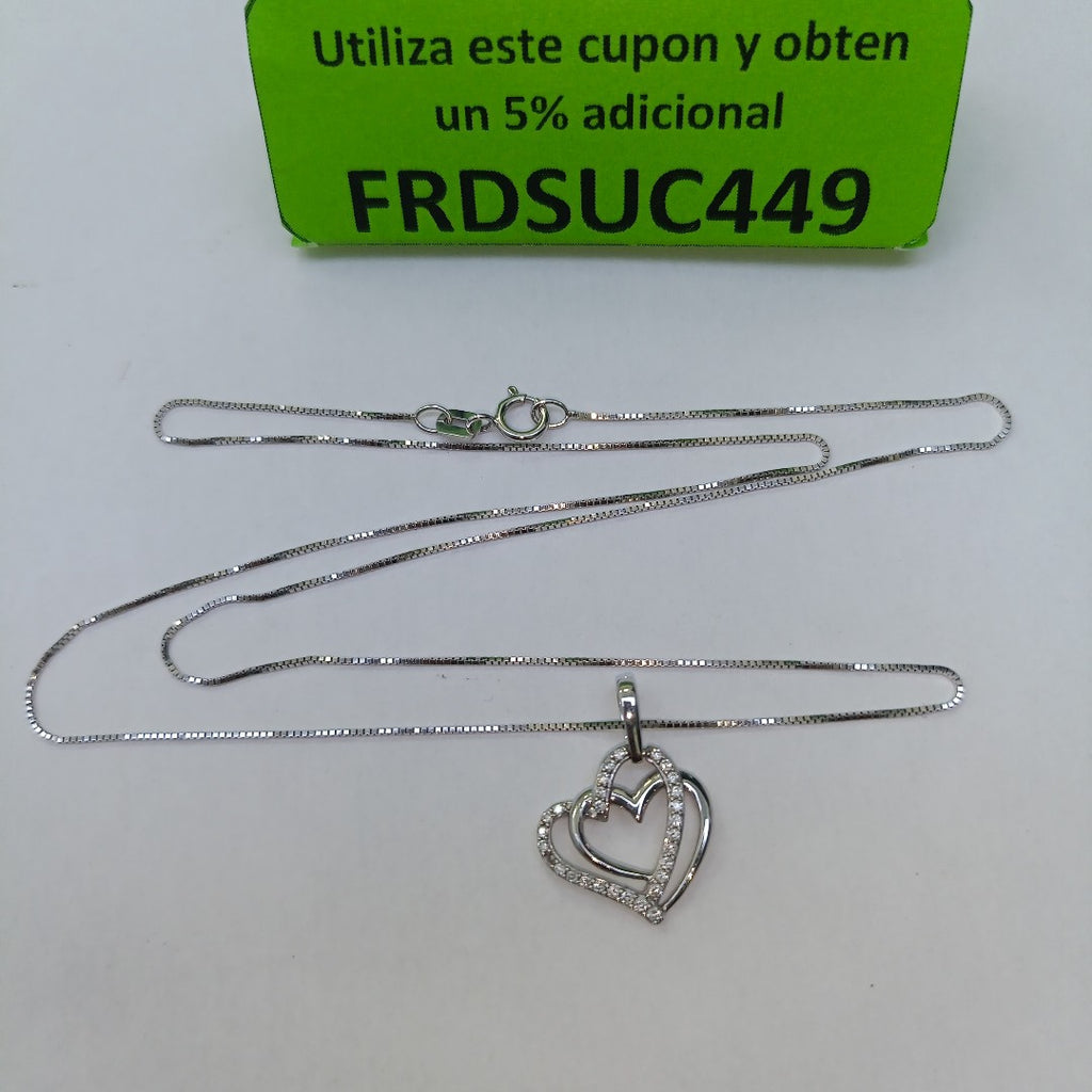 GARGANTILLA ORO,ORO BLANCO 14 K 2,10 GRMS (SEMINUEVO)