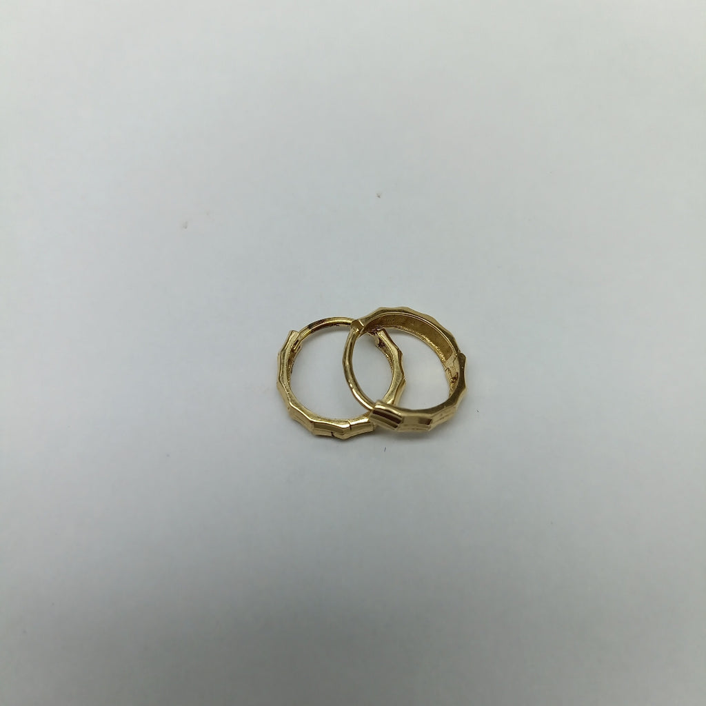 ARRACADAS PAR ORO 14 K 1.5 GRMS (SEMINUEVO)