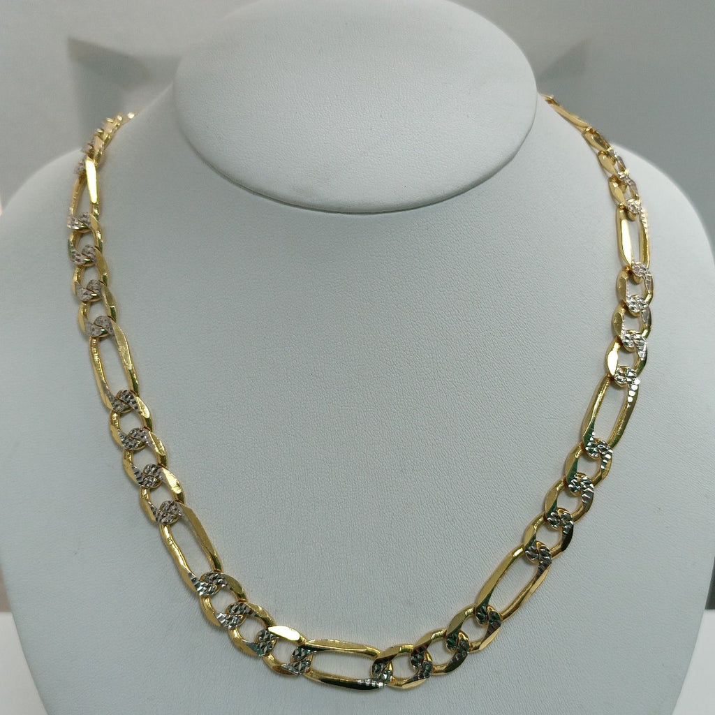 CADENA 3X1 DIAMANTADA 14K 55 CM 76.9 GR (NUEVO)