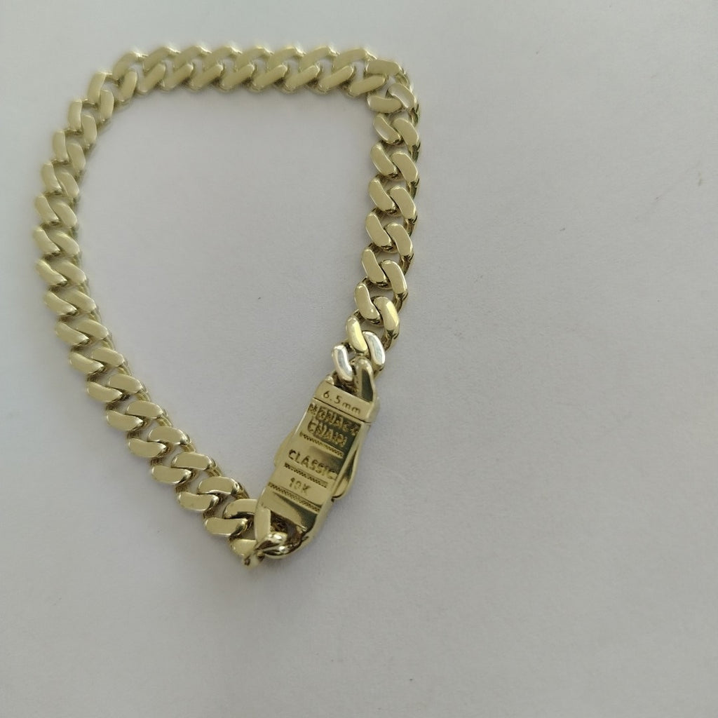 PULSERA MONACO ORO 10K 6.4 (NUEVO)