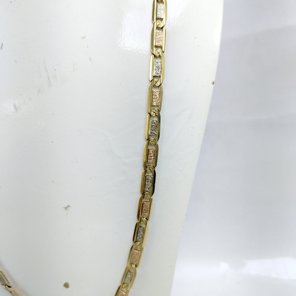 CADENA ORO COMBINADO 14 K 37.1 GRMS (SEMINUEVO)