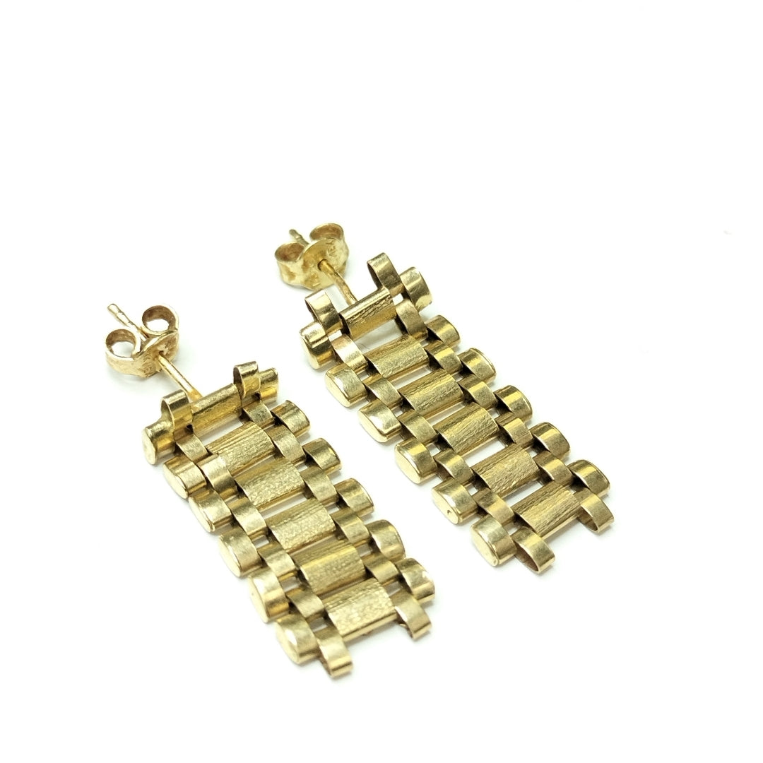 ARETES PAR ORO 14 K 3.6 GRMS (SEMINUEVO)