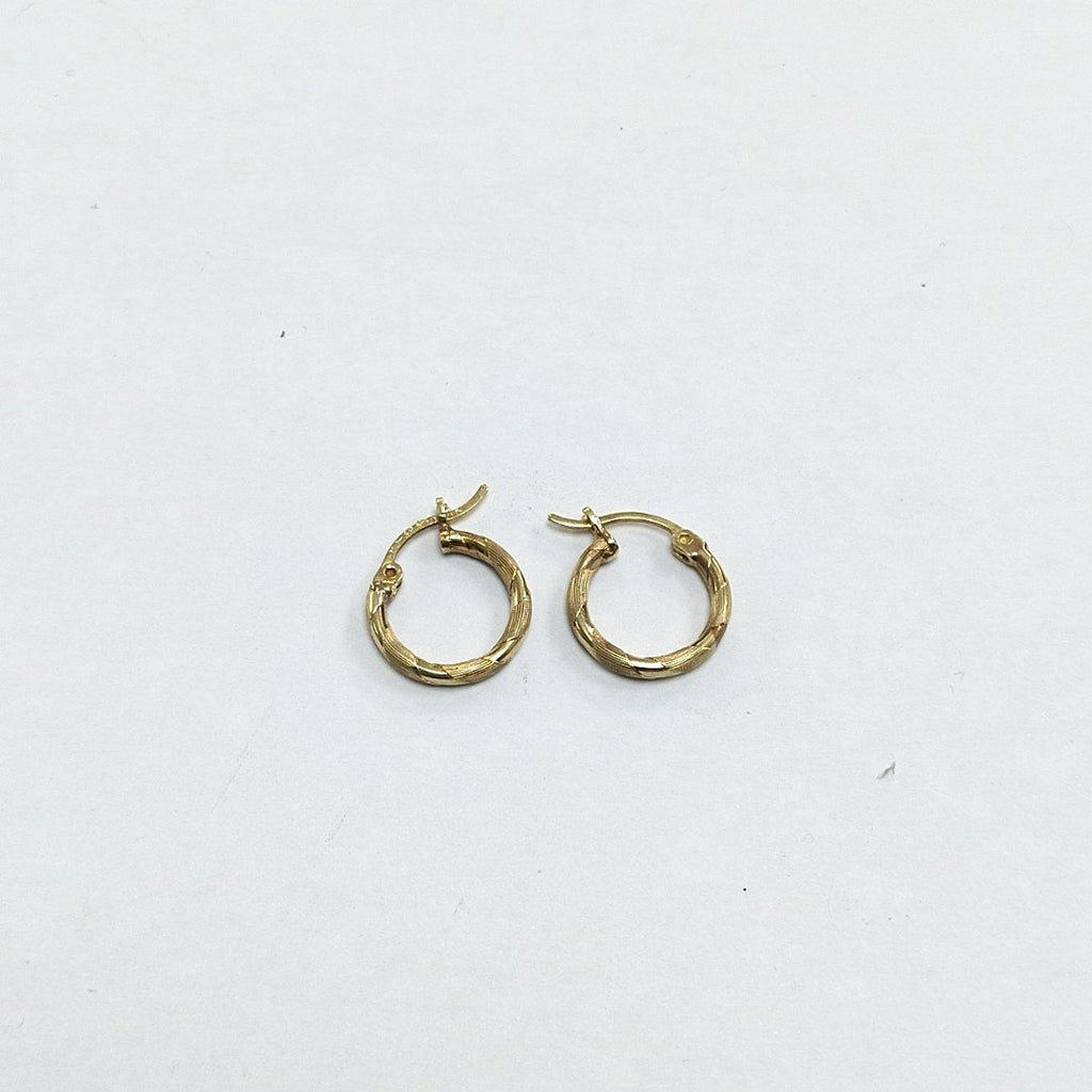 ARRACADAS PAR ORO 14 K 1.6 GRMS (SEMINUEVO)