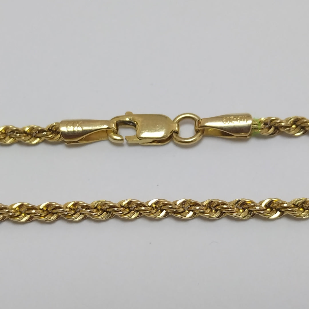 CADENA ORO 14 K 3.1 GRMS (SEMINUEVO)