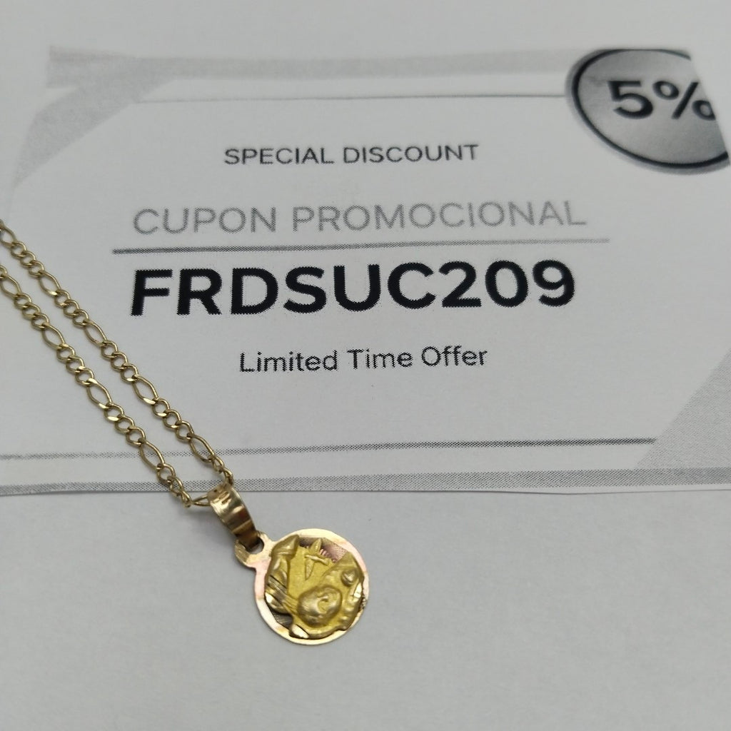CADENA,DIJE ORO 10 K 2,90 GRMS (SEMINUEVO)