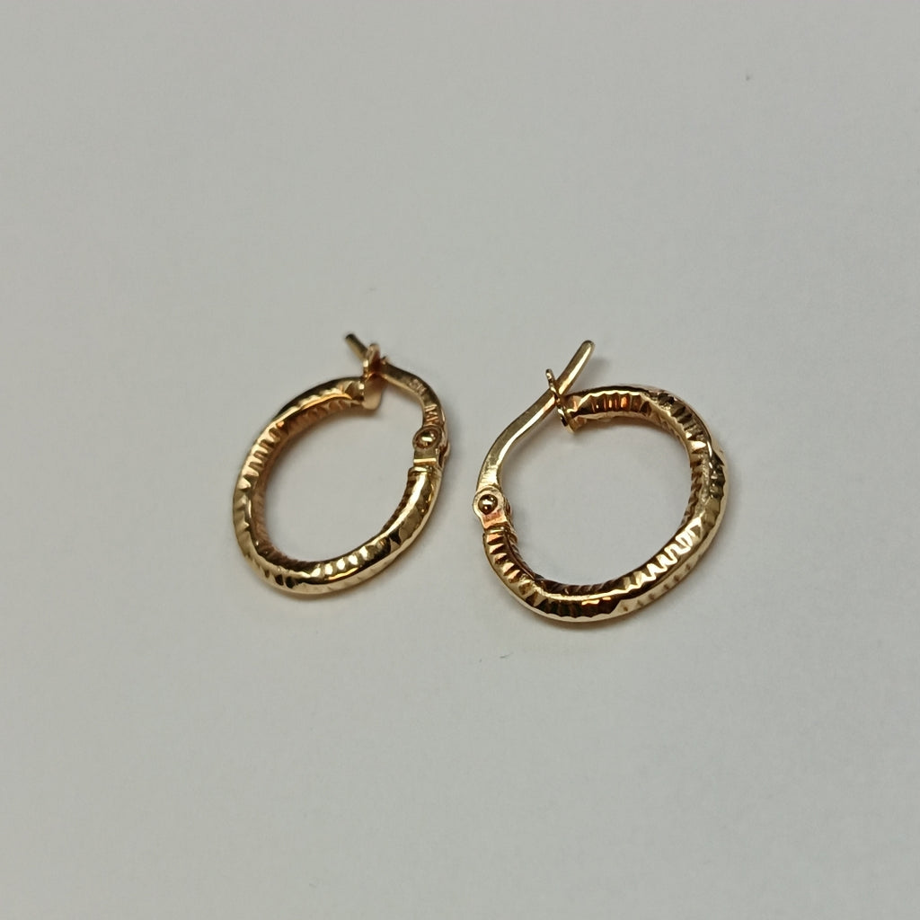 ARRACADAS PAR ORO 14 K 0.9 GRMS (SEMINUEVO)
