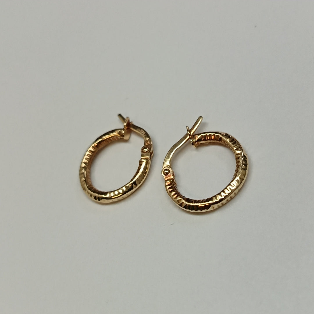 ARRACADAS PAR ORO 14 K 0.9 GRMS (SEMINUEVO)