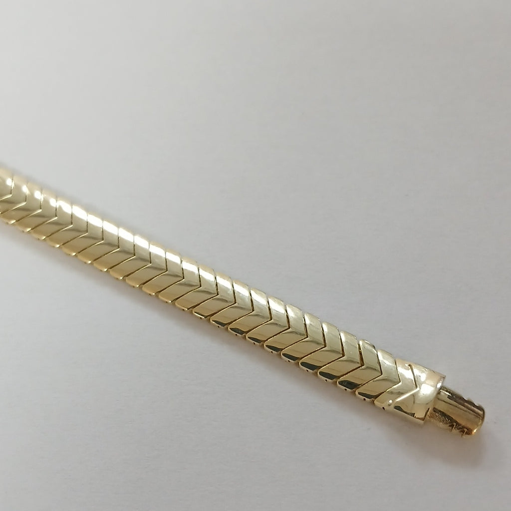 PULSERA MONACO ORO 10K 6.2 (NUEVO)