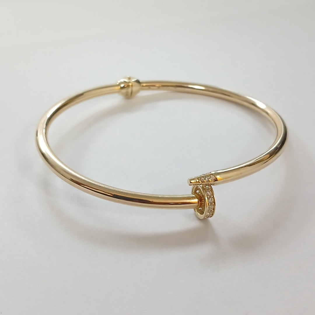 PULSERA CLAVO ORO 14K 6.4 (NUEVO)