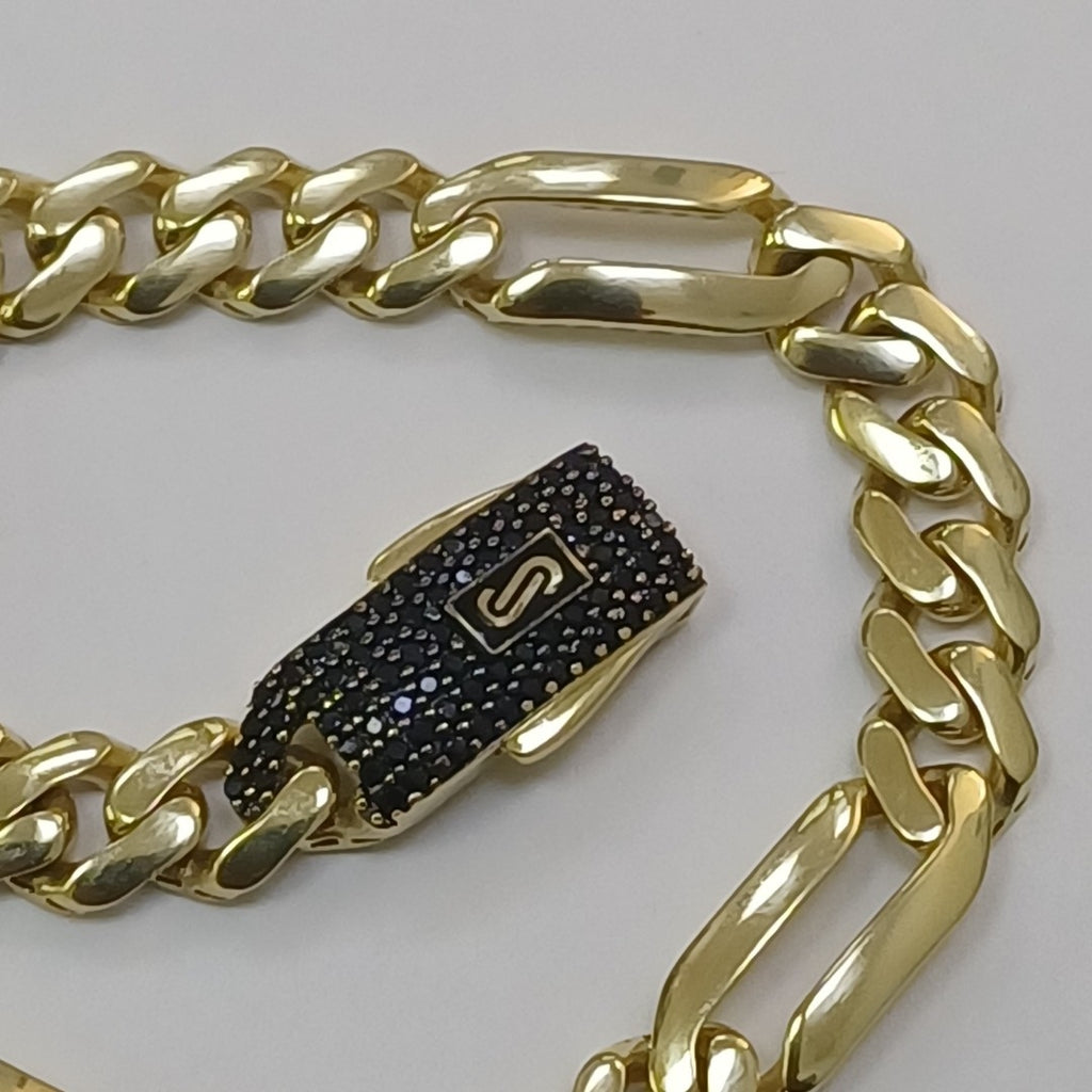 PULSERA MONACO ORO 10K 6.1 (NUEVO)