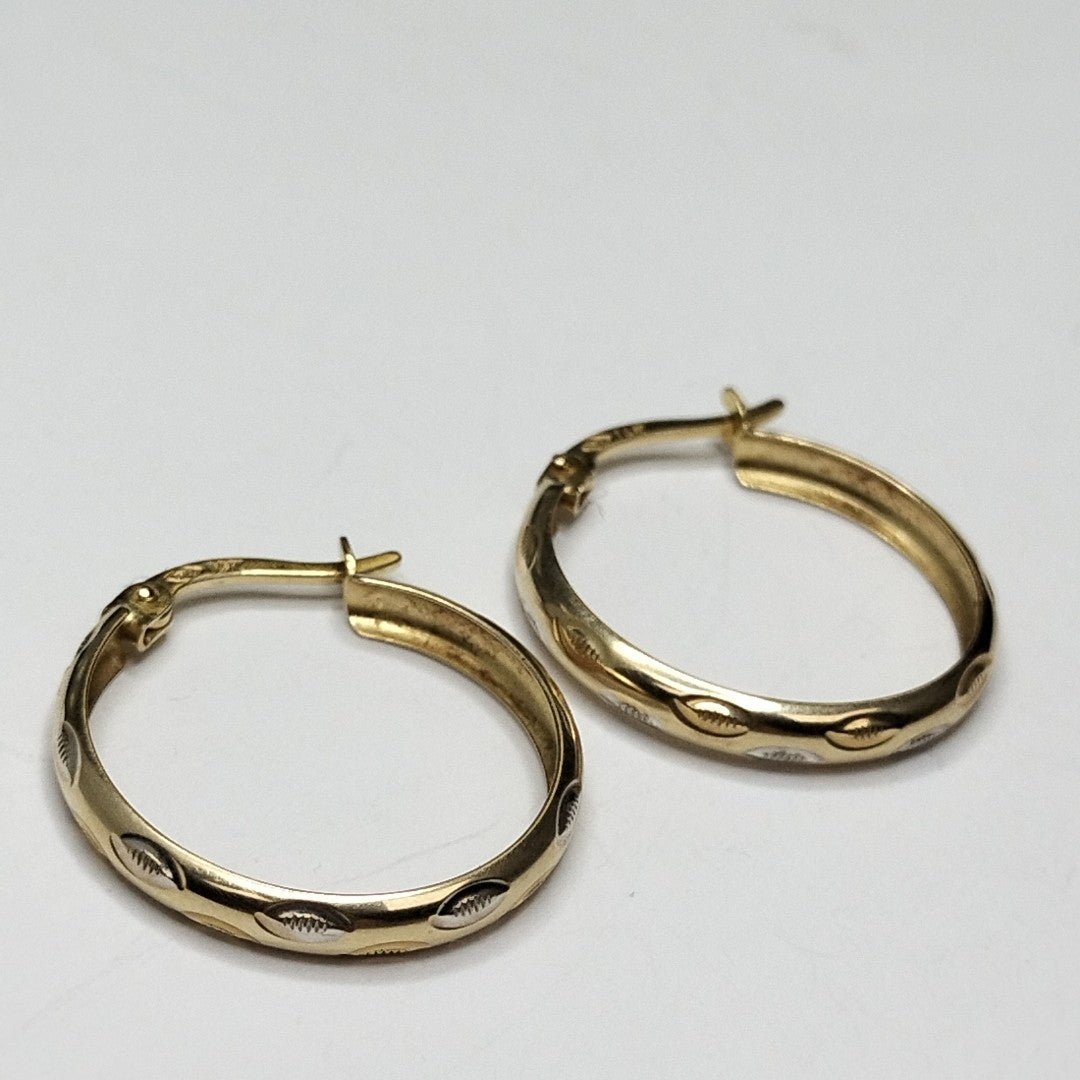 ARRACADAS PAR ORO 14 K 1.6 GRMS (SEMINUEVO)