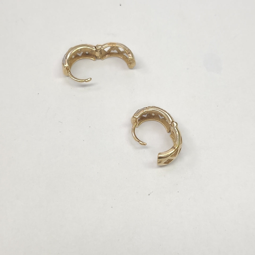 ARETES PAR ORO 14 K 5,20 GRMS (SEMINUEVO)