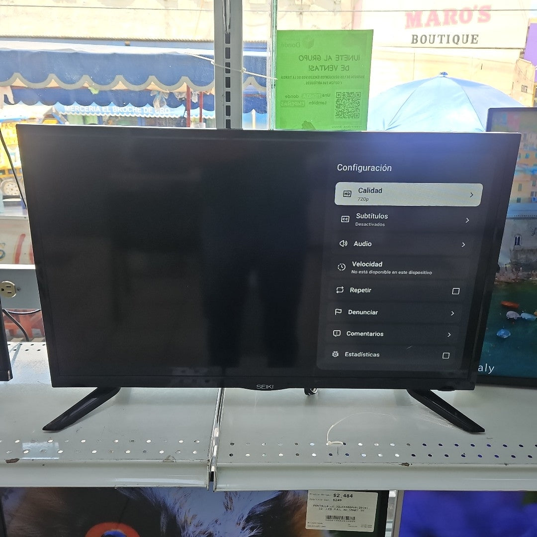 PANTALLA SEIKI SE32HQTM 32" LED HD (SEMINUEVO)